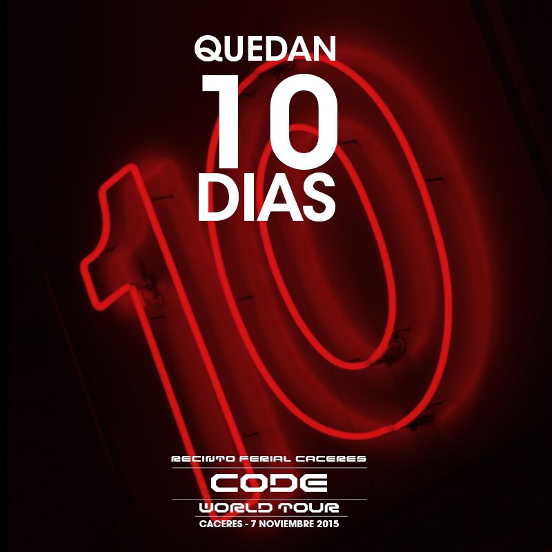 codeworldtours's tweet photo. 10 días para q Code World Tour arranque con más fuerza q nunca!!!! https://t.co/zyvA1r6PLD