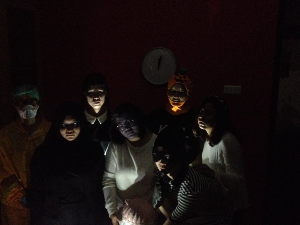 REDComm_ID's tweet photo. And the ghosts... #Redhalloweenparty https://t.co/0squKrjvRE