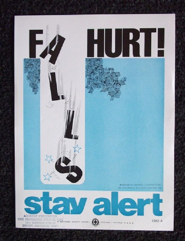 stoptheslip's tweet photo. vintage safety poster #fallshurt #stayalert #stoptheslip https://t.co/V8Tr7S3LnB