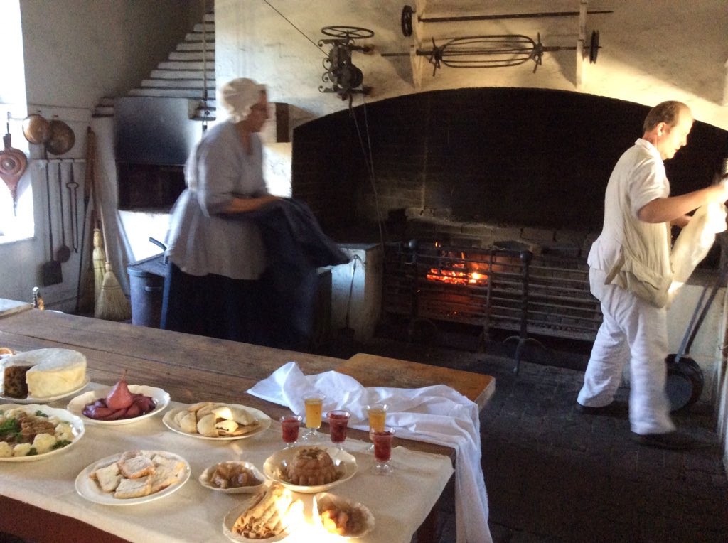 fisher_dfisher's tweet photo. @cwflearn Skyping from the Governors Palace Kitchen in CW to classes around the country #ycsd15 https://t.co/6zCvJtu3Rx
