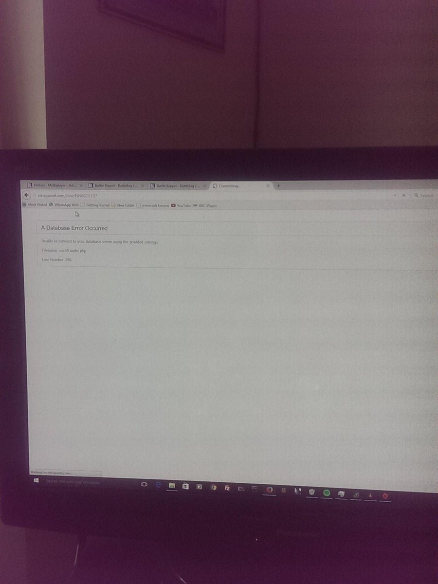 BinaryXeroMedia's tweet photo. @NitrousNetworks Been getting this error during webpage loading. Mozilla Firefox https://t.co/IMwtuaOixC