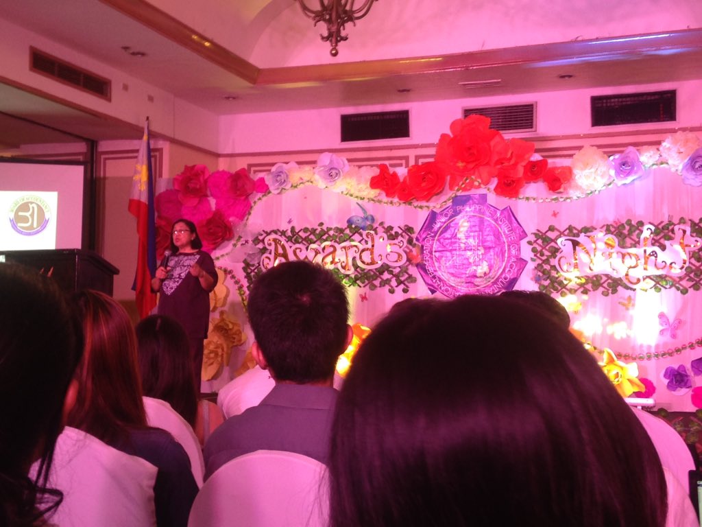 ajmslvdr's tweet photo. Hon. Gloria T. Baysa, CPA, MBA, Ed D #NMYC2015 #BOATalk https://t.co/RRxnyOEyfM