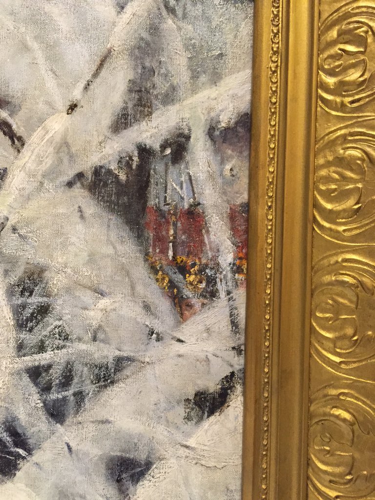 MuseumsRussia's tweet photo. На этой картине показаны не только крестьянский отряд самообороны, но и французские солдаты #твиттерэкскурсия https://t.co/Swv4bwzave