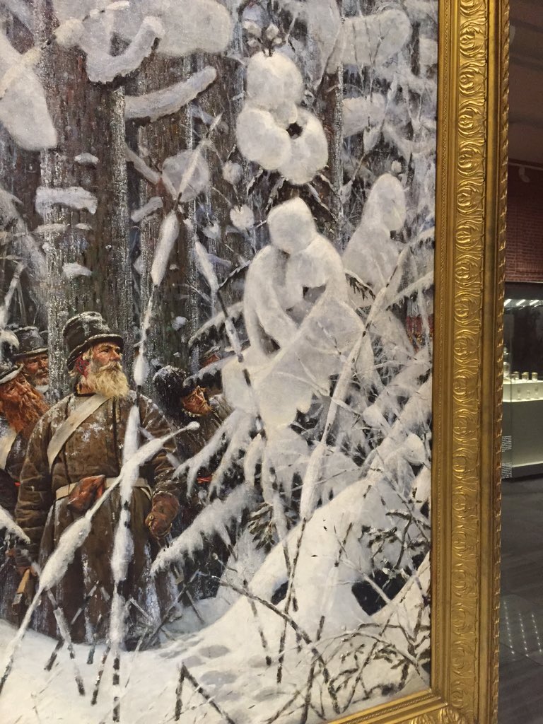 На этой картине показаны не только крестьянский отряд самообороны, но и французские солдаты #твиттерэкскурсия