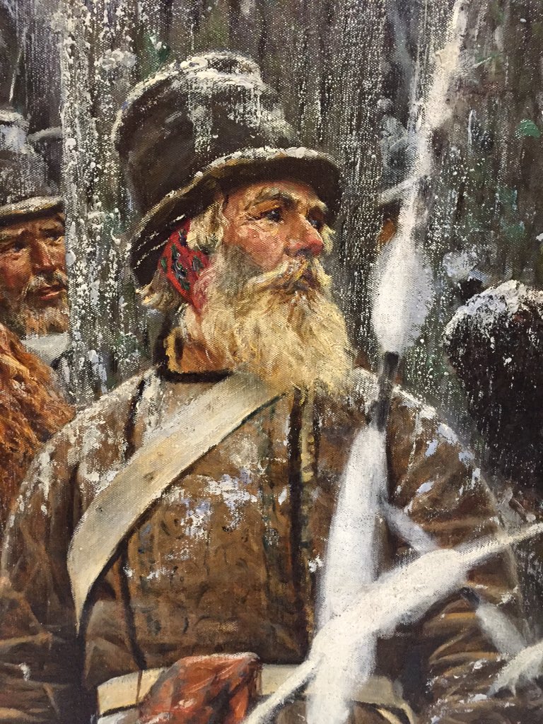 MuseumsRussia's tweet photo. В. Верещагин. Не замай! - дай подойти, часть триптиха "Старый партизан", 1887-1895 #твиттерэкскурсия https://t.co/gNKNAkaTJt