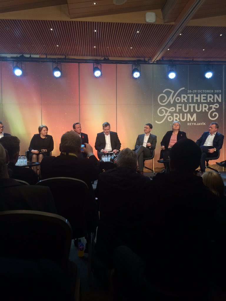 NFForum2015's tweet photo. @sigmundurdavid: Grown ups, including politicians, need to play more and be more creative   #NFForum2015 https://t.co/hRfl6uUoRh