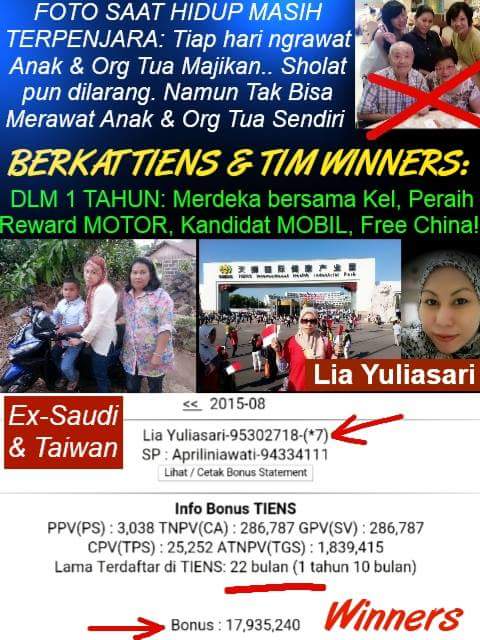 AaAsmah's tweet photo. Kerja  jadi TKW/TKI pulang membawa  keberhasilan  barkat  Tim  Winners dn bisa hidup makmur dn bermartabat  dgn kel https://t.co/qk8f1VTyol