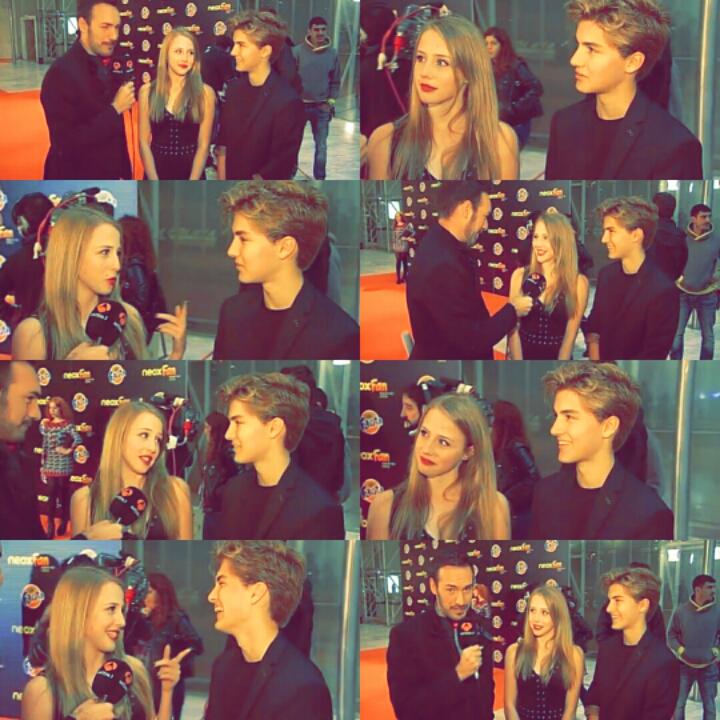 CFDenisseP's tweet photo. Entrevista con Jonatan anoche en los #NeoxFanAwards2015 😍😍 @denissepena12 @JavierCidoncha1 https://t.co/KqxtFS7zVq