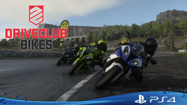 Por fin llegan las motos a #DRIVECLUB BIKES. Ahora sí que no tendremos rival en #PS4!!!
