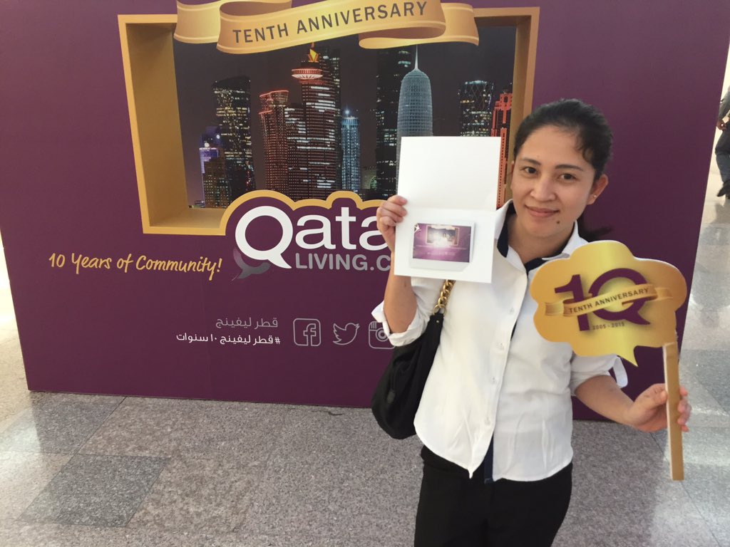 qatarliving's tweet photo. Come and have fun at our photo booth, get your own framed Polaroid photo at @EzdanMall 
#QL10Years https://t.co/gZg0FFz4Wa