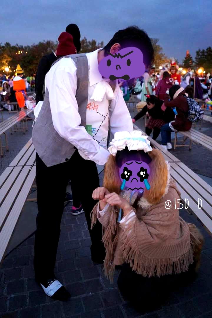 とーま ナナ仮装で 大好きな ピーターパン の真似っこしてきたよ Dハロ仮装 ピーターパン T Co Dkbrxkffth