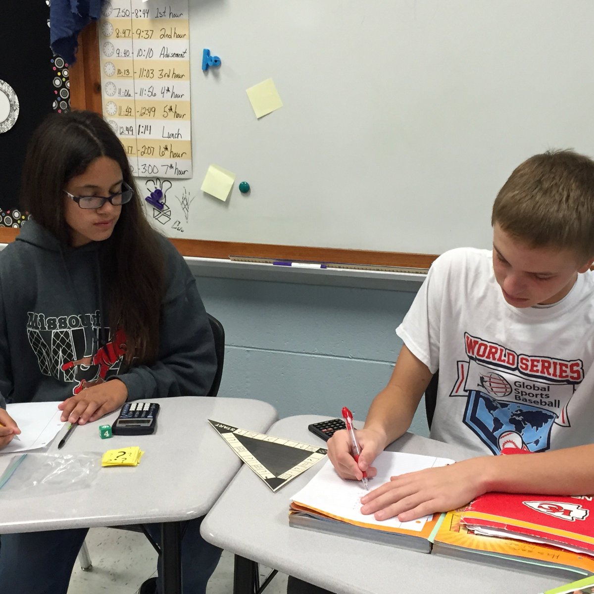 ParrottTammi's tweet photo. Students enjoying their mastery of Pythagorean Theorem by playing a game in math class!!! #BodeShare https://t.co/16d626b8Ik