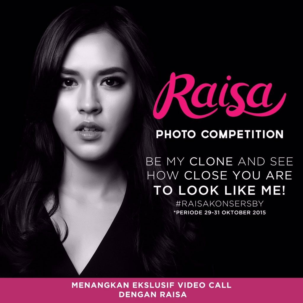 raisa6690's tweet photo. Yukk tiruin pose aku di foto ini! Yg mirip, nanti videocall sama aku. Pake #RaisaKonserSBY ya biar aku bs liat! ❤️ https://t.co/lgUMcadTle