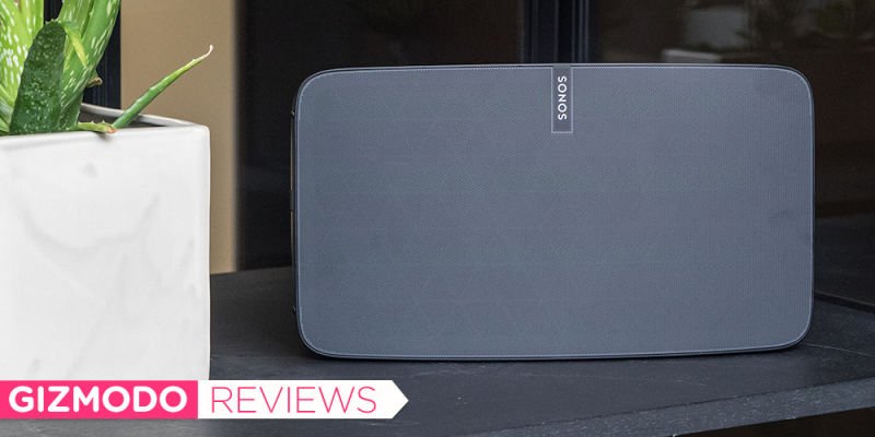 Gizmodo's tweet photo. Sonos Play:5 review: Wireless music made elegant https://t.co/PO7bTiiQ3X https://t.co/ILuOuieh6M