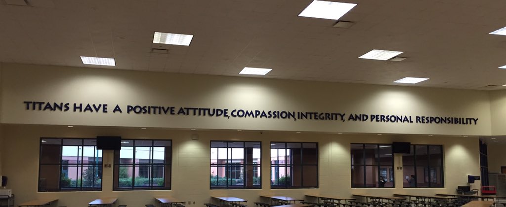 NPESprincipal's tweet photo. Look at our new addition at NHS! #4piliars #Titans https://t.co/1eet1UYnUf
