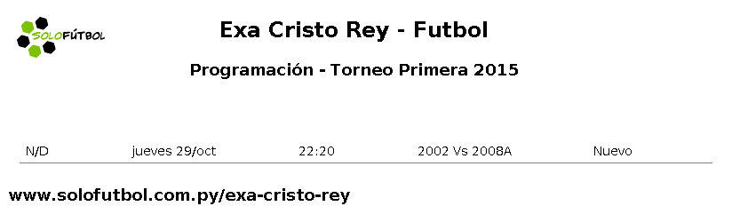 solofutbol_py's tweet photo. [Exa Cristo Rey] | Programación @solofutbol_py https://t.co/uyNgzsyxG2