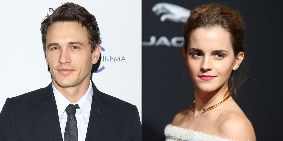 ELLEmagazine's tweet photo. James Franco shows off a HUGE Hermione tattoo on his neck: https://t.co/I6T9ZtQbO7 https://t.co/tuf0kgFLCI