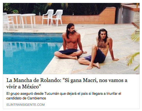 berlich's tweet photo. Sigue la campaña a favor de Macri https://t.co/JCkEI61bZ2
