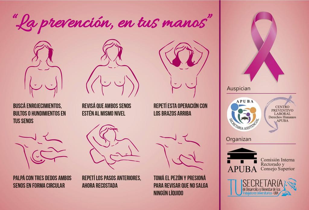 TUsecretariaUBA's tweet photo. Hoy 13:30, charla de #PrevenciónCáncerDeMama en Viamonte 430 #CIRectorado @AsistencialesA #CPL @APUBA #TUsecretaria https://t.co/46S9Mm7KQc