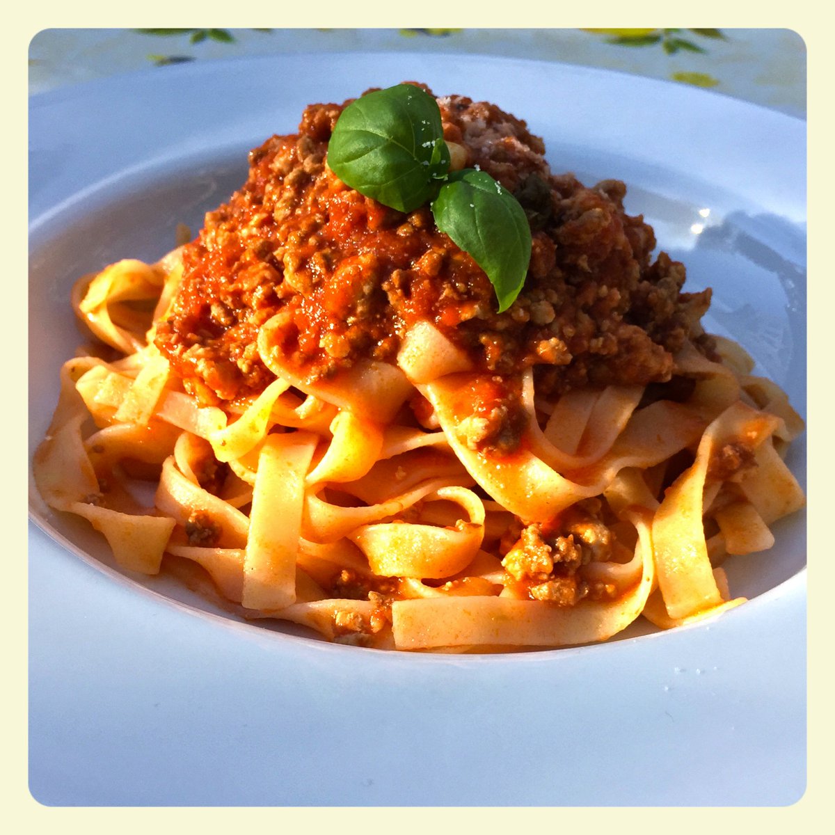 eatsicilian's tweet photo. Nonna's original pork &amp; beef Bolognese recipe, slow cooked with Chianti wine. #pastalovers #pasta #instapasta #food https://t.co/FdO1IQ3FmE