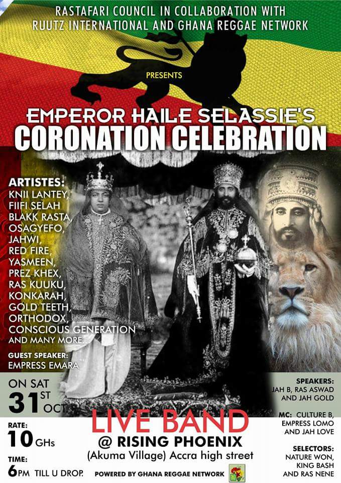 AfroReggaEmpire's tweet photo. The #ReggaeRisingTour will take a bow before H.I.M. @akumavillage for the #coronation celebrations. Selah
#Reggae https://t.co/W5YeAukBcG