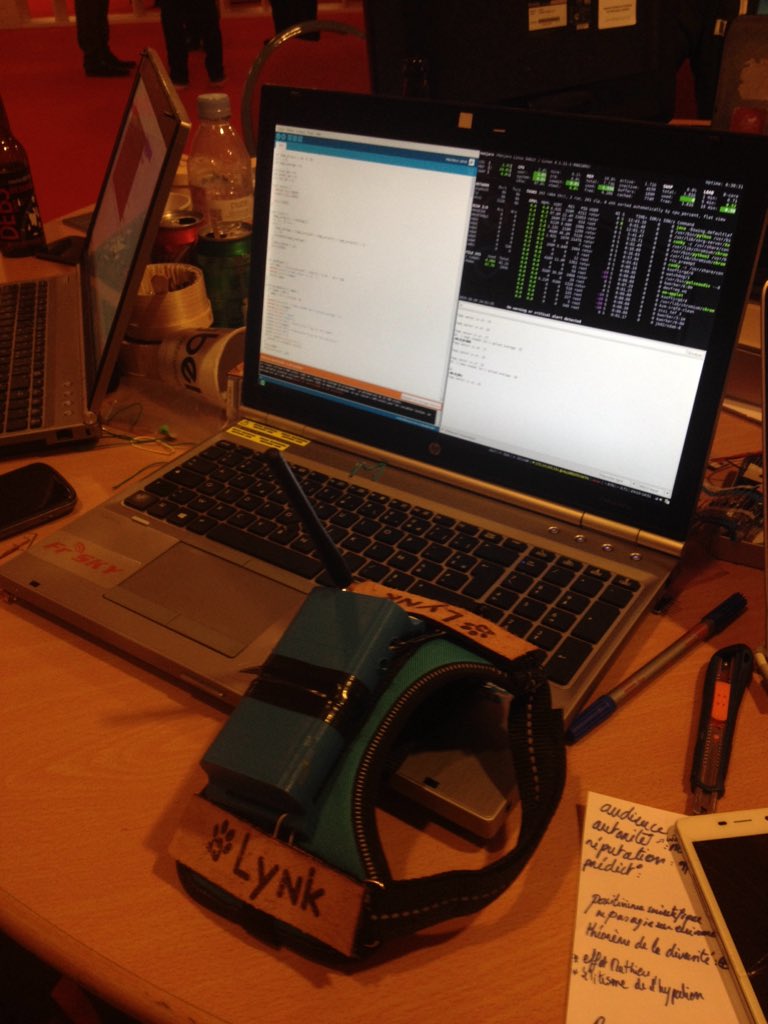 makergarfield's tweet photo. @wearesmartup @ProgrammeIDEA @MicAnimalhealth @blendwebmix @HGuehenneuc Prototype fonctionnel ! https://t.co/EaZlKDD5HD