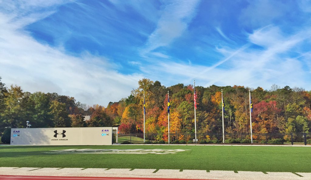 TeamHendrick's tweet photo. The 🍁🍂🍃 are changing colors... 

It's looking more and more like fall around campus! https://t.co/6g1NuCiqMy
