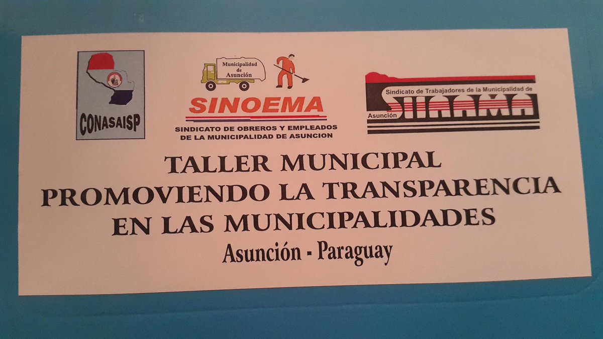 SitramaL's tweet photo. TALLER MUNICIPAL PROMOVIENDO LA TRASPARENCIA EN LAS MUNICIPALES #SITRAMA PRESENTÉ !!! https://t.co/L7NKtyKLOJ