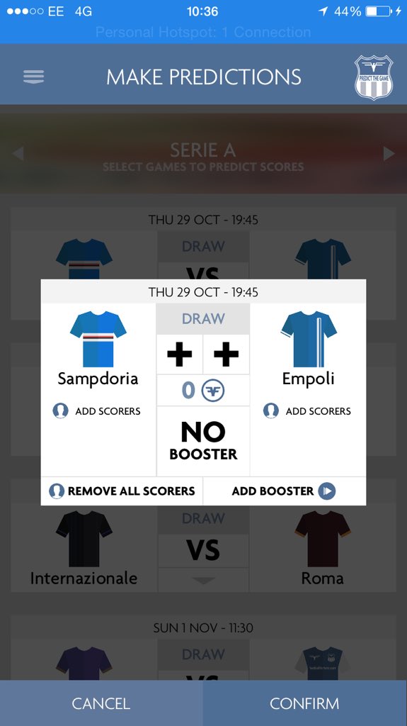 FutbolFortune's tweet photo. SERIE A TONIGHT: 

Empoli v Sampdoria 

Submit your prediction now https://t.co/0S7zk8gRdA 

#SerieA #Empoli https://t.co/YWvI0y8k2Y