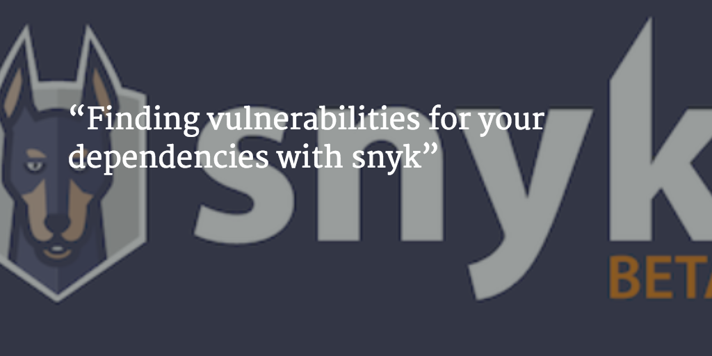 #theodo is @ #velocityconf! Focus on #security for #nodejs packages, with the new tool #snyk theodo.fr/blog/2015/10/f…