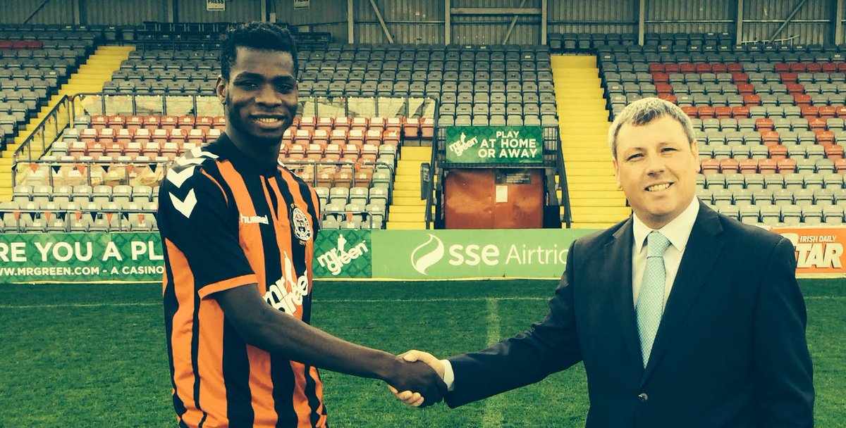 bfcdublin's tweet photo. #Bohs are delighted to announce two major re-signings for the 2016 season: Mr Green and Ismahil Akinade! https://t.co/uFmjBigful