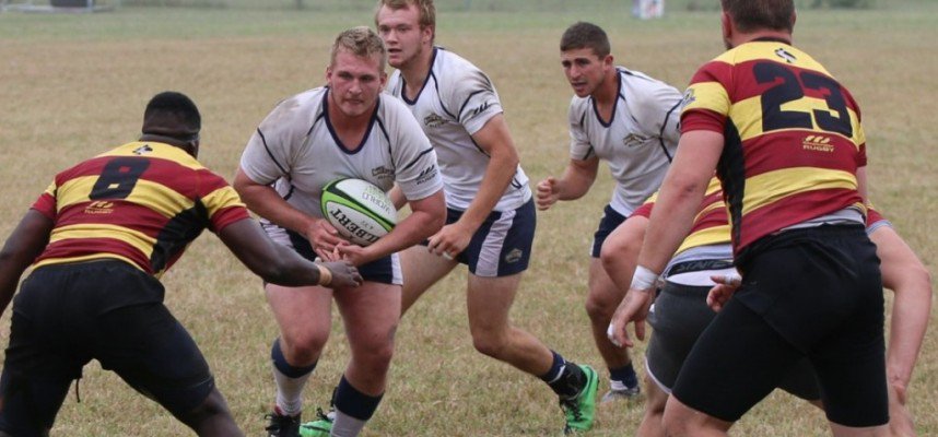 MSMU's tweet photo. @PresidentMSMU shows some #MSMUPride over the Men’s Rugby team in an interview with Goff https://t.co/kGhsMjSrUz https://t.co/0Mytsjs7Op
