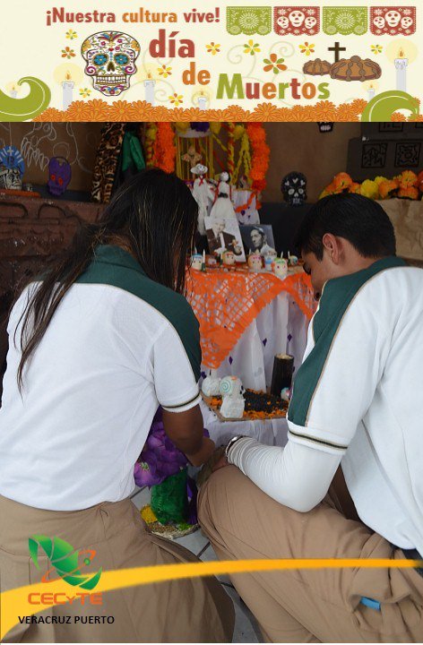 CecytevPuerto's tweet photo. Una tradición Mexicana...El Día de Muertos. @ccecyte @rtuiran @CecytecPalau @cecytenl @CECyTEHTete @FedMan_CECYTAM https://t.co/rTTuHOf7VN