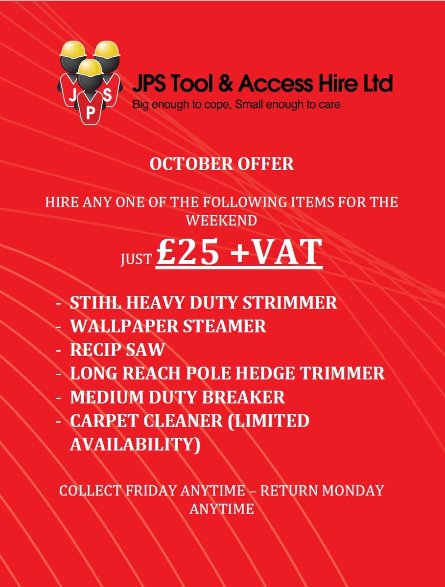 JPS Tools & Plant Hire tweet media