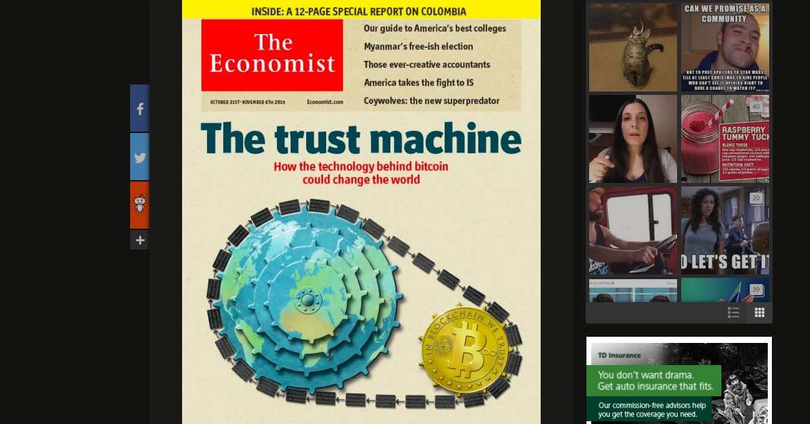 .<a href="/TheEconomist/">The Economist</a> on #Blockchain #technology. "Implications far beyond the cryptocurrency" economist.com/news/briefing/…