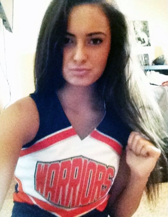 CheerHotties's tweet photo. Throwback to when future supermodel @StUcK__Itt cheered at Midland U. 😍 #TBT #CheerHotties https://t.co/PJU4MWzUsL