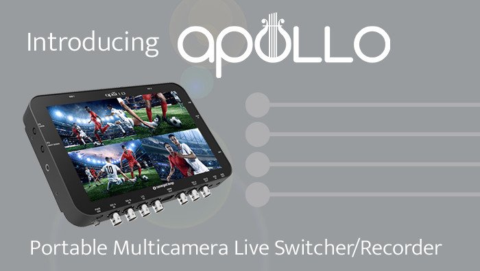 HDSourceCa's tweet photo. #ConvergentDesign Introduces #Apollo
The First Truly Portable Multicamera Recorder/Switcher
Available @ #HDSource https://t.co/agwMV6Wxyq