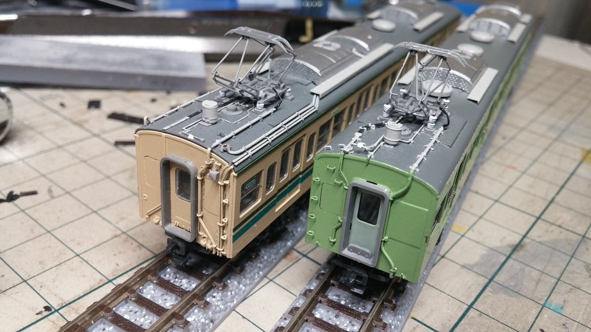 CROSSPOINT限定品 JR101系 南武支線 カラーモデル組立キット