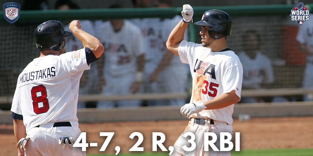 2010 Pan Am teammates @TheRealHos35 and @Mooose_8 helped lead the <a href="/Royals/">Kansas City Royals</a> to a 7-1 win in game 2 #WorldSeries