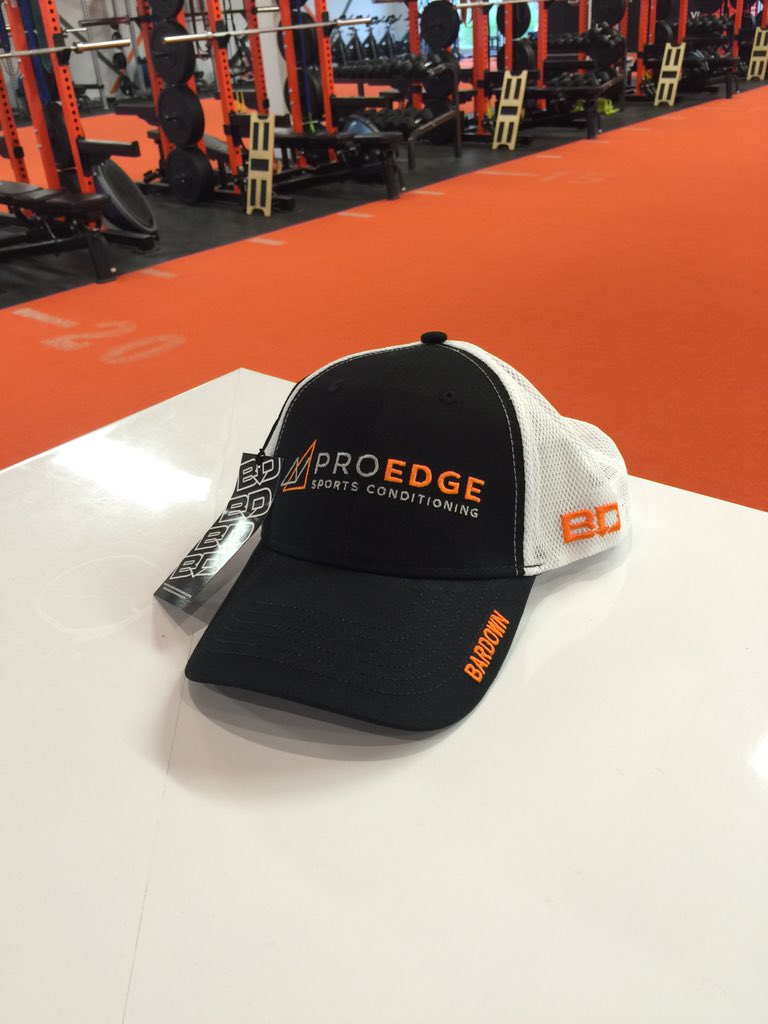 BPStrengthCoach's tweet photo. New @proedgetraining @BardownHockey hats! Want to win one?Must Follow @proedgetraining and retweet to be entered! https://t.co/cJ9dUxtz32