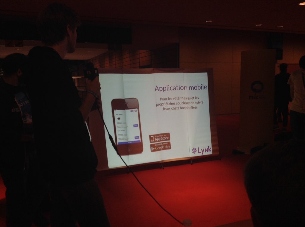 Au tour de Garfield ! Link est une solution globale de suivi de l'hospitalisation des chats en clinique #HackChaton