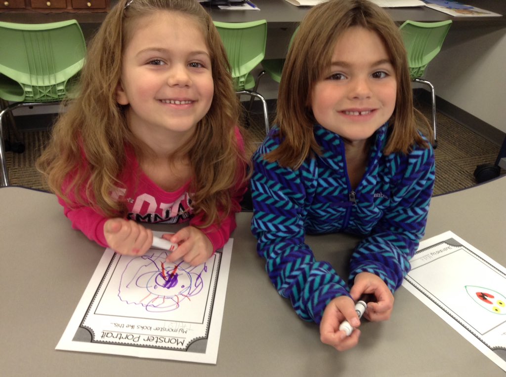 Discovery_Lib's tweet photo. "We read a monster book and then sang the song," Myah, a kindergartener.  #ilovediscovery #EdEmberly emberly https://t.co/wiZYYxnfu8