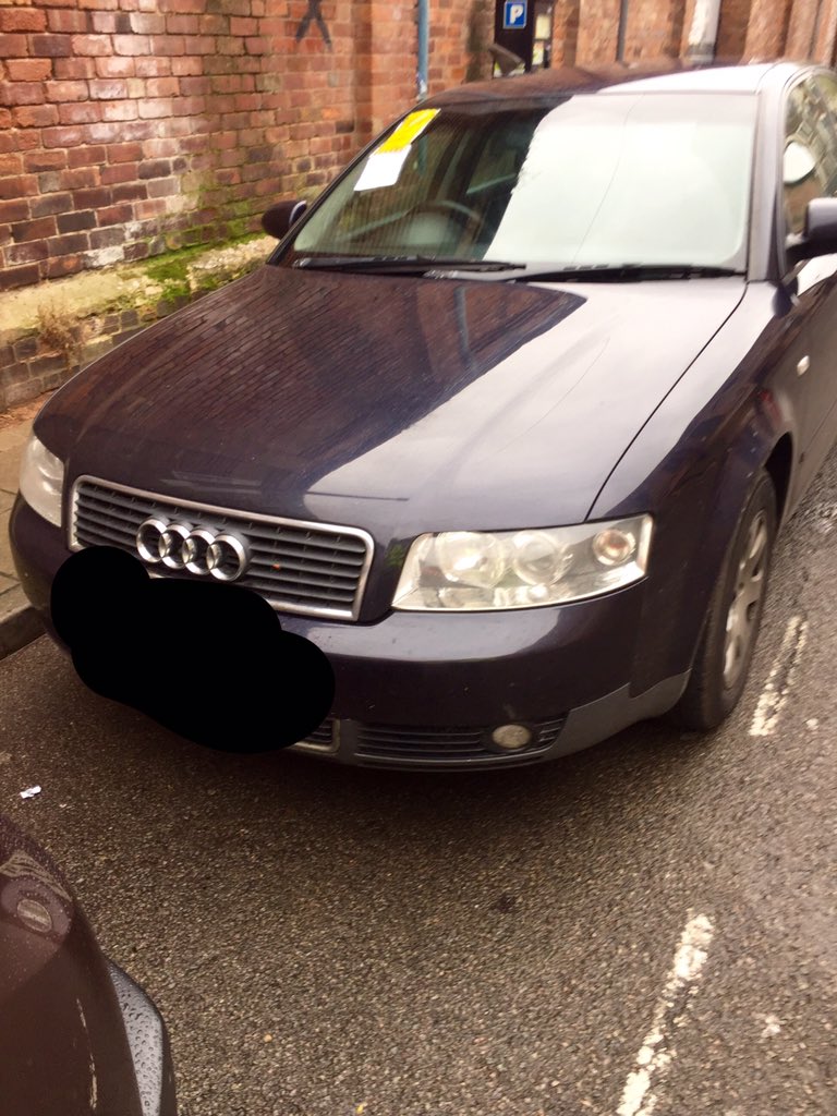 ParkingTeamNttm's tweet photo. Another vehicle off the road that had out of date road tax by two years @SafeNottm #cityteam #poundteam https://t.co/PxWcX3BT3X