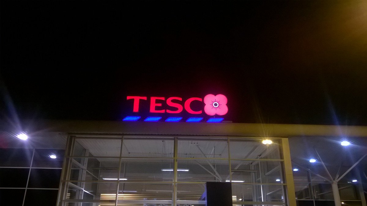 tesconews's tweet photo. We're delighted to support this year's Poppy Appeal. https://t.co/0U60v6aify