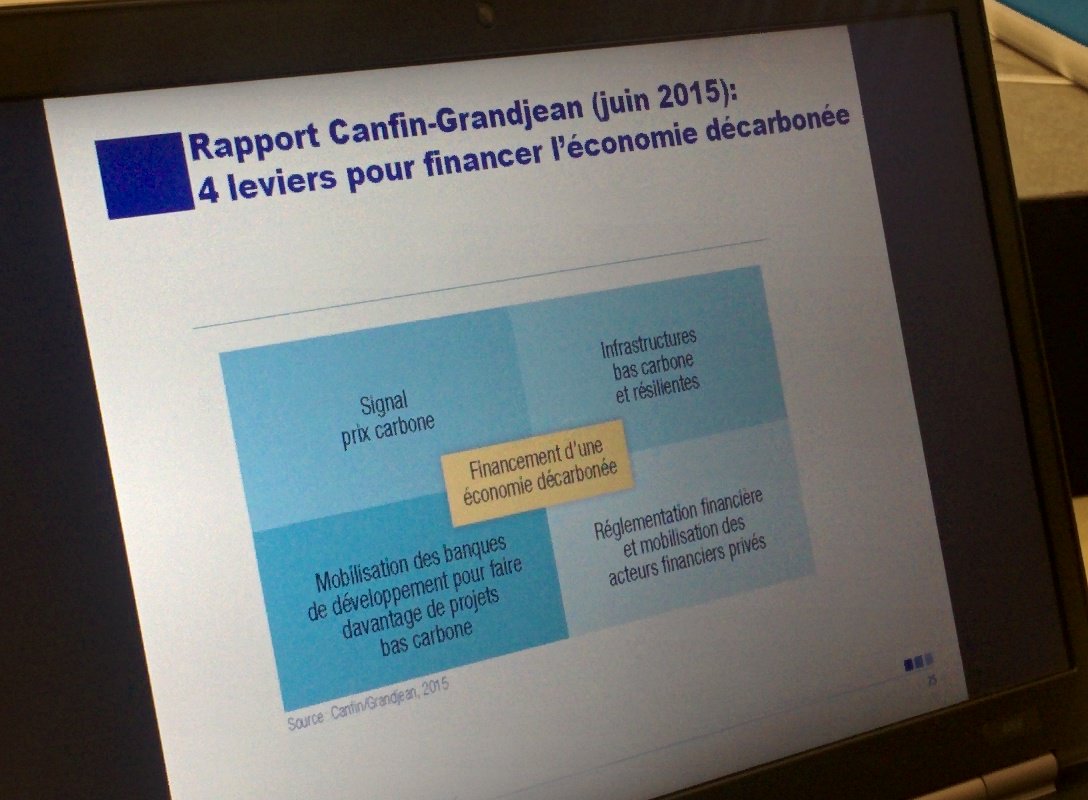 MeteoClimat's tweet photo. Conclusion de G.Giraud sur le rapport canfin-Grandjean #JS2015 #COP21 cc @AFD_France https://t.co/UiwJSg0Nx5