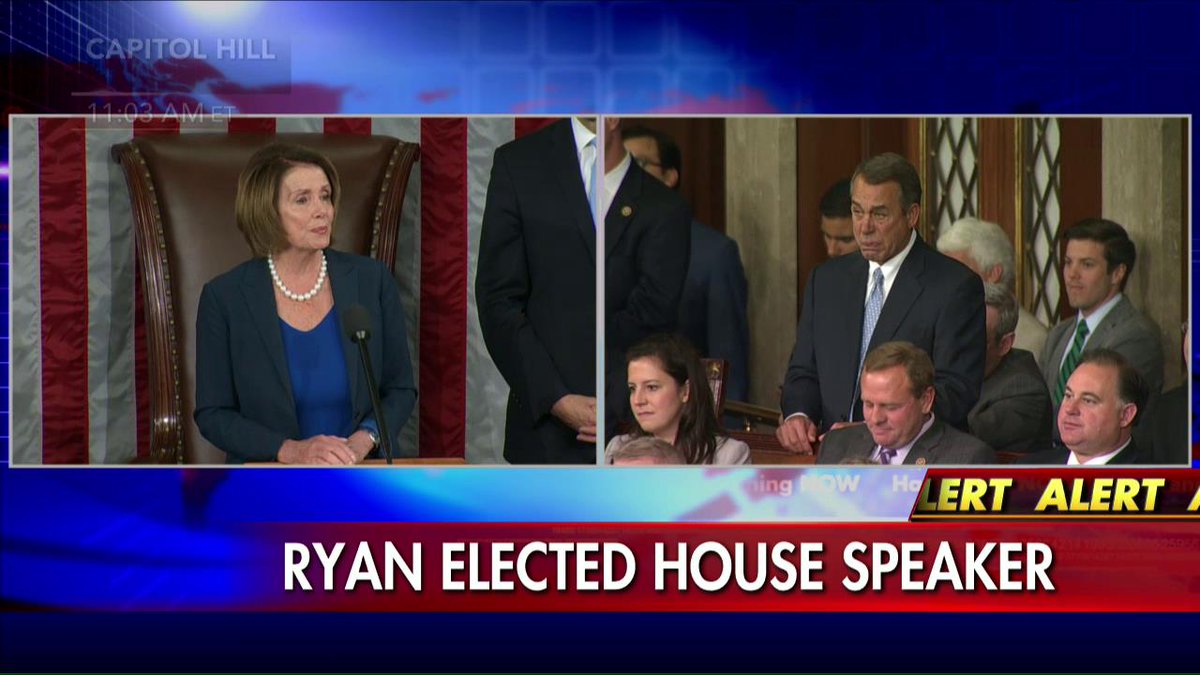 FoxNews's tweet photo. "John Boehner you are the personification of the American dream." - @NancyPelosi https://t.co/wHVZZKaiPy