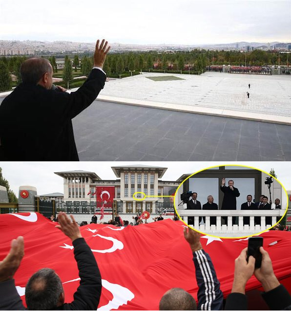 csagir2015's tweet photo. Şimdi bu saray Erdoğan'ın dediği gibi "milletin" ise millet neden kapının dışında? :) https://t.co/4v9TLVva9U