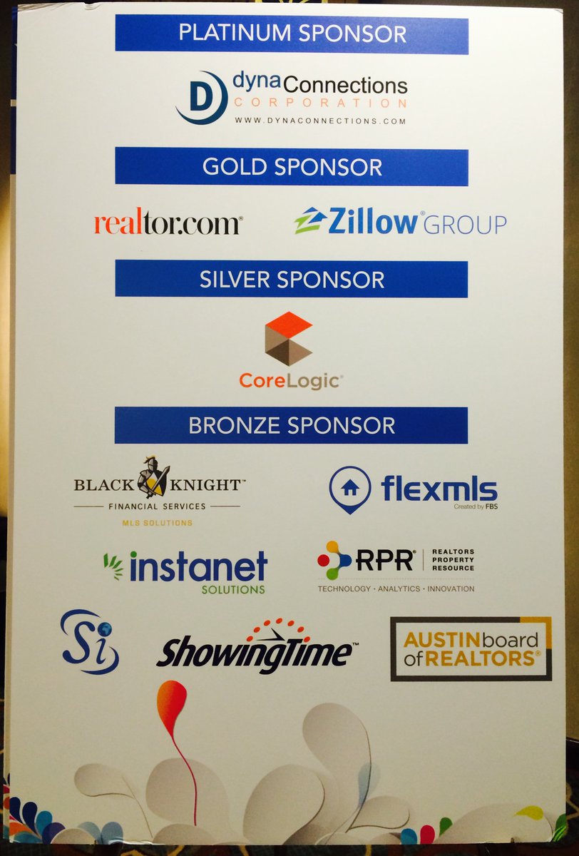RESOStandards's tweet photo. BIGGEST THANKS to ALL OF OUR SPONSORS: RESO Fall Conference 2015 in AUSTIN #RESO15 You helped make Austin awesome! https://t.co/L0p02mqqAW