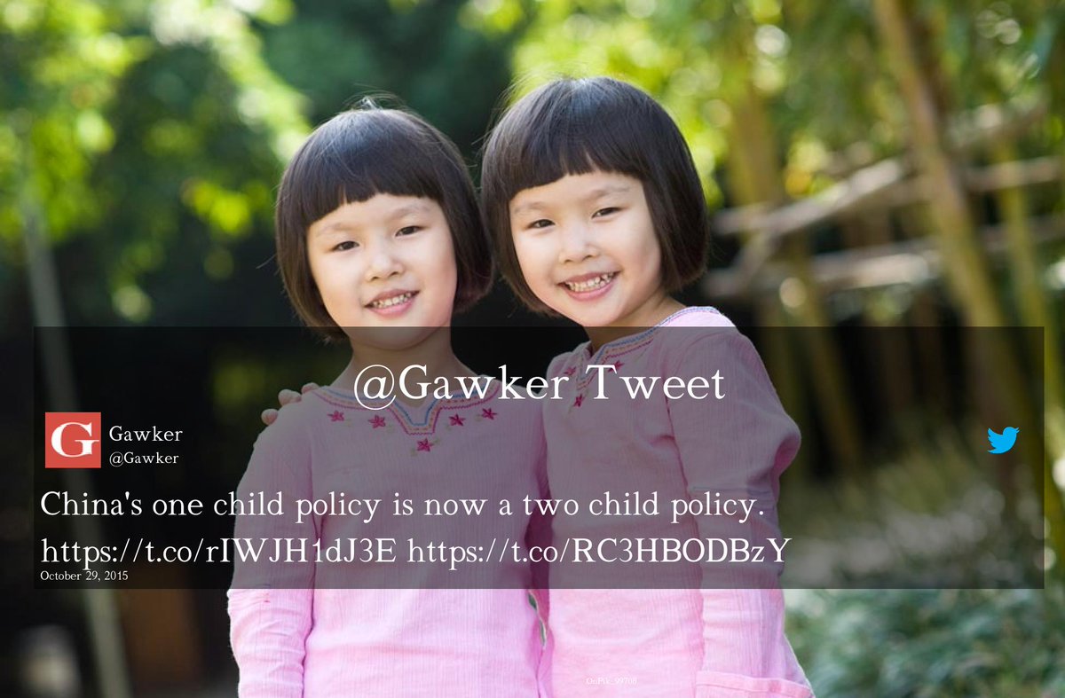 OnPik's tweet photo. @gawker #ChinaOneChildPolicy #china https://t.co/lZBfbqNWeR
