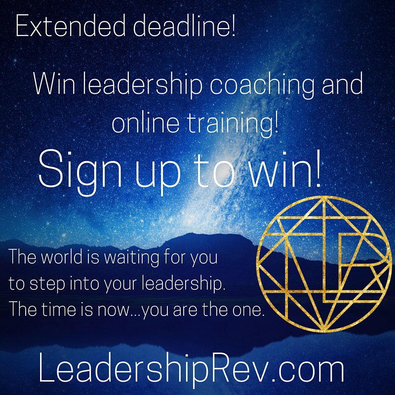 LeaderRev's tweet image. We extended the give-away deadline! You still have time to sign up win leadership coaching! buff.ly/1imcb7k